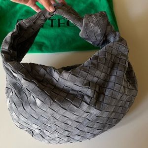 Bottega Veneta Suede Nappa Intrecciato Teen Jodie Bag